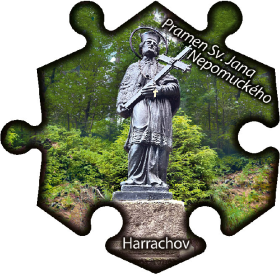 Magnetka č. 1238 Harrachov – Pramen sv. Jana Nepomuckého