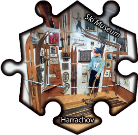 Magnetka č. 1234 Harrachov – Ski muzeum