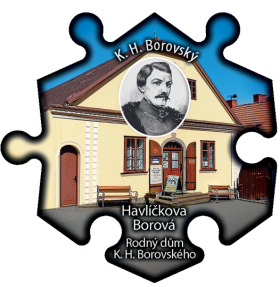 Magnetka č. 752 Havlíčkova Borová - Rodný dům K. H. Borovského