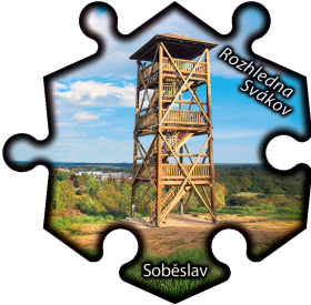 Magnetka č. 1257 Soběslav - Rozhledna Svákov