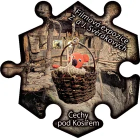 Magnetka č. 1260 Čechy pod Kosířem - Filmová expozice Z. a J. Svěrakových