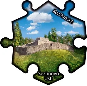 Magnetka č. 1265 Sezimovo Ústí – Kozí hrádek
