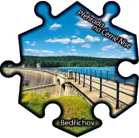 Magnetka č. 1268 Bedřichov – Přehrada na Černé Nise