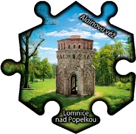 Magnetka č. 1276 Lomnice nad Popelkou – Alainova věž