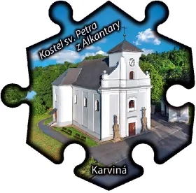 Magnetka č. 1283 Kostel sv. Petra z Alkantary