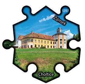 Magnetka č. 1297 Choltice - Zámek