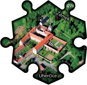 Magnetka č. 1279 Uherčice - zámek