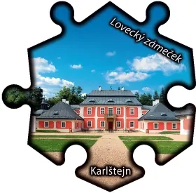 Magnetka č. 1309 Karlštejn – Lovecký zámeček
