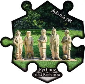 Magnetka č. 1317 Rychnov nad Kněžnou – Bylo nás pět