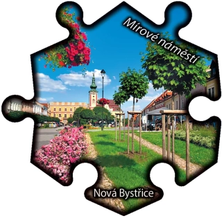 Magnetka č. 1320 Nová Bystřice – Mírové náměstí