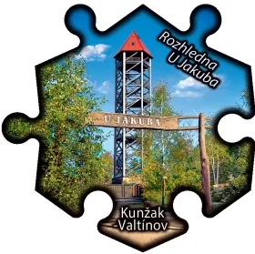 Magnetka č. 1321 Kunžak-Valtínov - Rozhledna U Jakuba