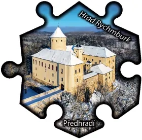 Magnetka č. 1326 Předhradí – Hrad Rychmburk