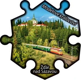 Magnetka č. 1334 Žďár nad Sázavou – Modelové království