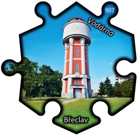 Magnetka č. 907 Břeclav - Vodárna