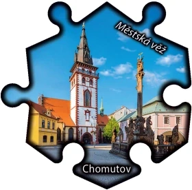 Magnetka č. 1332 Chomutov – Městská věž