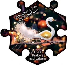 Magnetka č. 1335 Dvůr Králové nad Labem – Vánoční ozdoby, DUV-družstvo