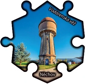 Magnetka č. 1350 Něchov – Vodárenská věž