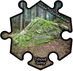Magnetka č. 1352 Trhové Sviny - Hrádek - Pohanské božiště