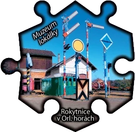 Magnetka č. 1368 Rokytnice v Orlických horách - Muzeum lokálky