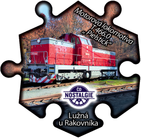 Magnetka č. 1378 Lužná u Rakovníka – Motorová lokomotiva T466.0 „Pielstick“