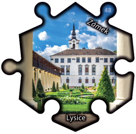 Magnetka č. 48 Lysice - Zámek