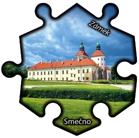Magnetka č. 1385 Smečno - Zámek