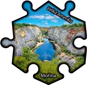 Magnetka č. 1389 Mořina - Velká Amerika