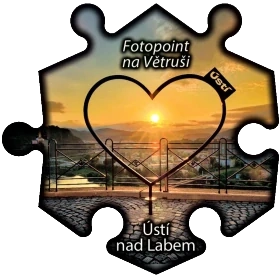 Magnetka č. 1394 Ústí nad Labem - Fotopoint na Větruši
