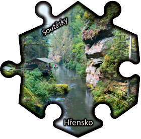 Magnetka č. 1392 Hřensko - Soutěsky