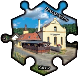 Magnetka č. 1386 Kácov - Pivovar