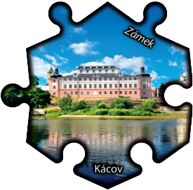 Magnetka č. 1387 Kácov - Zámek