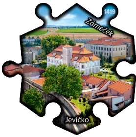 Magnetka č. 1419 Jevíčko – Zámeček