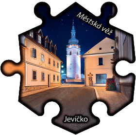 Magnetka č. 1417 Jevíčko – Městská věž