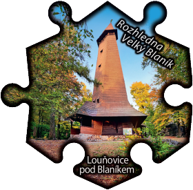 Magnetka č. 1339 Louňovice pod Blaníkem - Rozhledna Velký Blaník