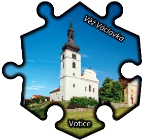 Magnetka č. 1425 Votice – Věž Václavka