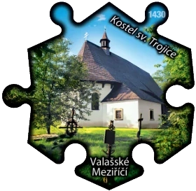 Magnetka č. 1430 Valašské Meziříčí – Kostel sv. Trojice