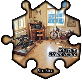 Magnetka č. 1438 Strašice - Muzeum Středních Brd