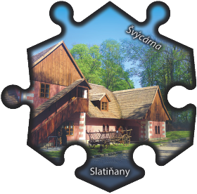 Magnetka č. 617 Slatiňany – Muzeum Švýcárna- starší verze