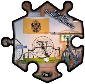 Magnetka č. 649 Žireč - Expozice historie cyklistiky - starší verze