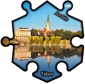 Magnetka č. 1496 Tábor – Jordán