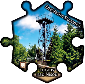 Magnetka č. 1485 Lučany nad Nisou - Rozhledna Slovanka