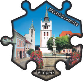 Magnetka č. 1484 Vimperk - Městská Zvonice