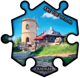 Magnetka č. 1493 Křemže - Kleť, 1087 m n.m.