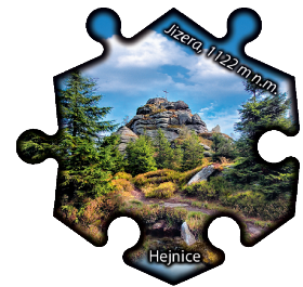 Magnetka č. 1502 Hejnice - Jizera, 1122 m n.m.