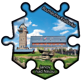 Magnetka č. 1509 Janov nad Nisou - Rozhledna Královka