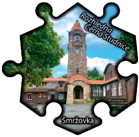 Magnetka č. 1513 Smržovka - Rozhledna Černá studnice