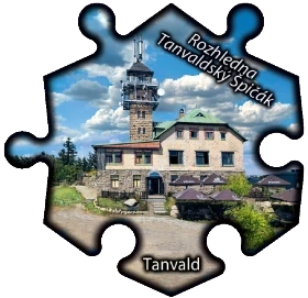Magnetka č. 1514 Tanvald - Rozhledna Tanvaldský Špičák