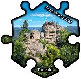 Magnetka č. 1515 Tanvald - Fanterova skála