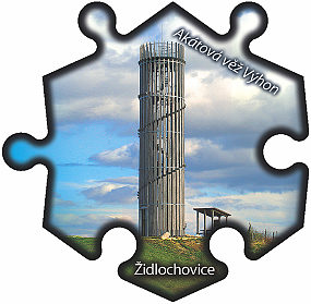 Magnetka č. 581 Židlochovice – Akátová věž Výhon