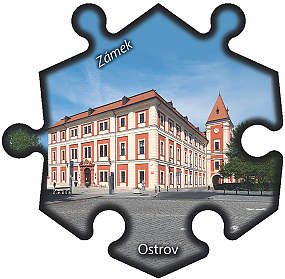 Magnetka č. 550 Ostrov - Zámek 